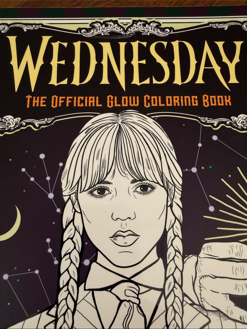 Wednesday Official Glow In the Dark Coloring Book -96 pgs - Picture 3 of 9